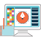 diseño grafico de logotipo e identidad